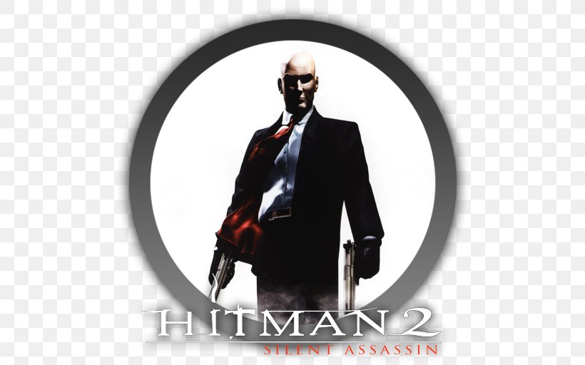 Hitman 2: Silent Assassin PlayStation 2 Hitman: Contracts Agent 47 GameCube, PNG, 512x512px, Hitman 2 Silent Assassin, Agent 47, Album Cover, Brand, Gamecube Download Free