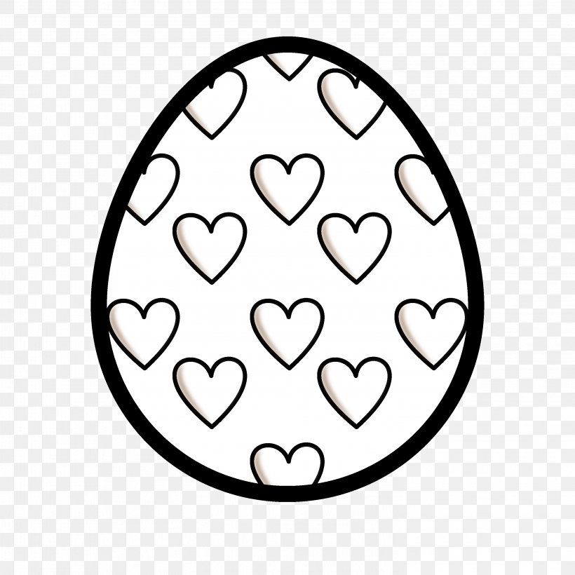 Clip Art Easter Egg Easter Bunny, PNG, 2953x2953px, Easter Egg, Area, Black, Black And White, Easter Download Free