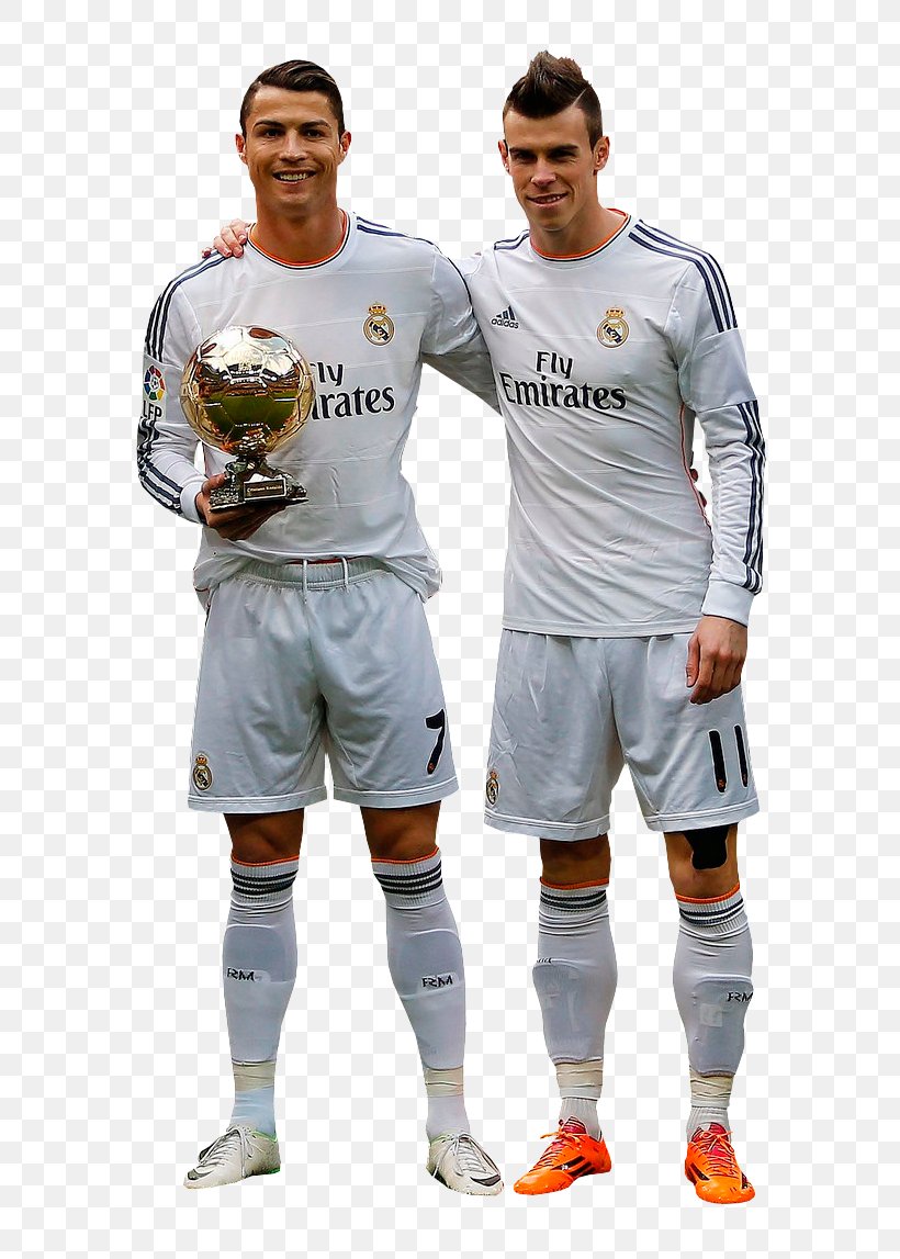 X 上的THFC：「Gareth Bale holds a plastic shopping bag, Cristiano