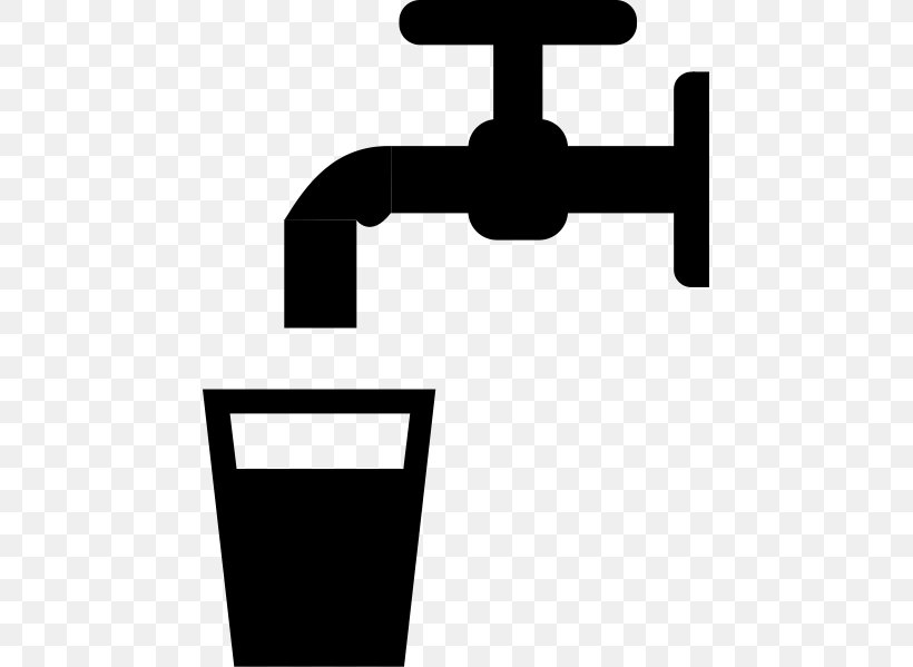 Drinking Water Clip Art, PNG, 455x599px, Drinking Water, Artwork, Black, Black And White, Document Download Free