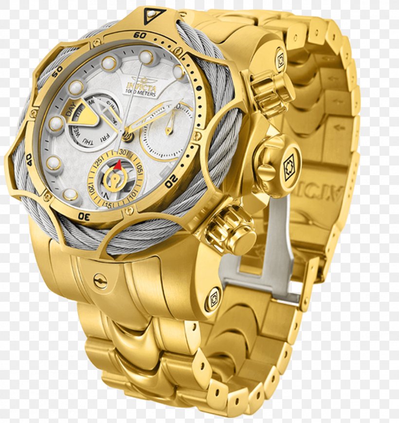 Gold Invicta Watch Group Jewellery Skeleton Watch, PNG, 1141x1210px, Gold, Blue, Bracelet, Brand, Clothing Accessories Download Free