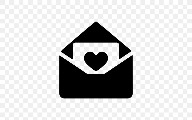 Love Letter, PNG, 512x512px, Love, Black And White, Email, Heart, Letter Download Free