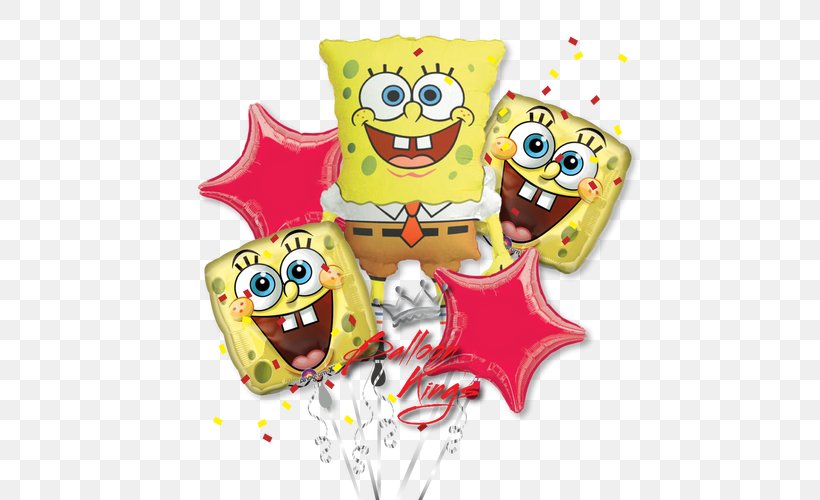 Patrick Star Sandy Cheeks Plankton And Karen Squidward Tentacles Balloon, PNG, 500x500px, Patrick Star, Balloon, Birthday, Character, Flower Bouquet Download Free