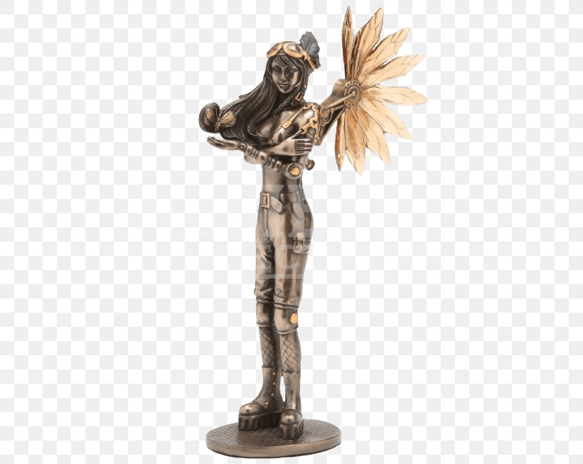 Bronze Sculpture Statue Steampunk Figurine, PNG, 653x653px, Sculpture, Art, Bronze, Bronze Sculpture, Classical Sculpture Download Free