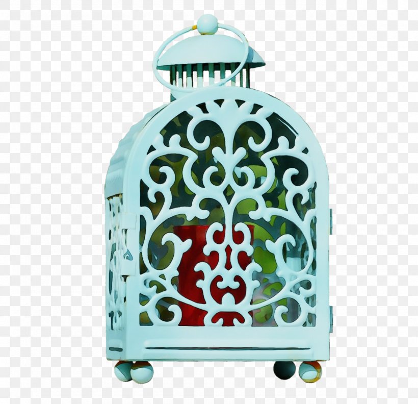 Green Turquoise Cage Lantern, PNG, 1280x1237px, Watercolor, Cage, Green, Lantern, Paint Download Free