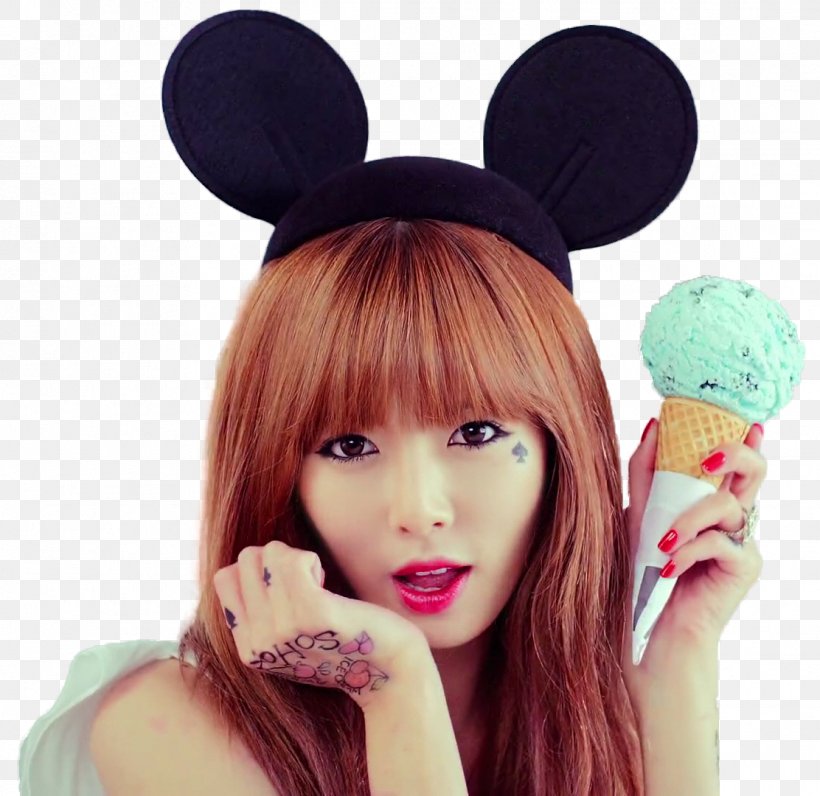 Hyuna Ice Cream 4Minute K-pop, PNG, 1112x1080px, Hyuna, Bangs, Block B, Brown Hair, Cap Download Free