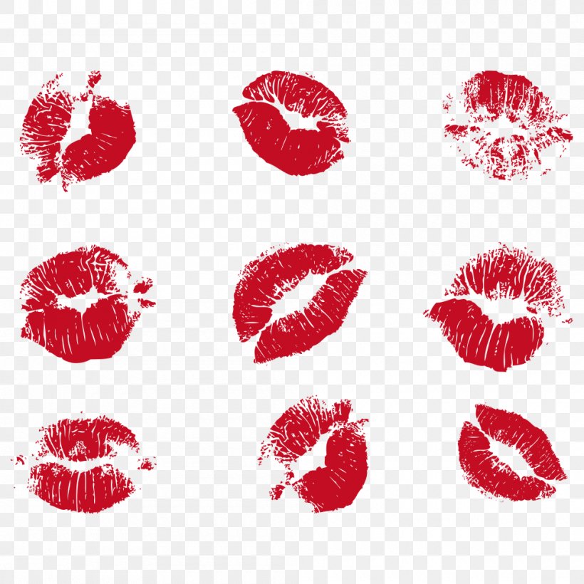 Kiss Lipstick, PNG, 1000x1000px, Watercolor, Cartoon, Flower, Frame, Heart Download Free