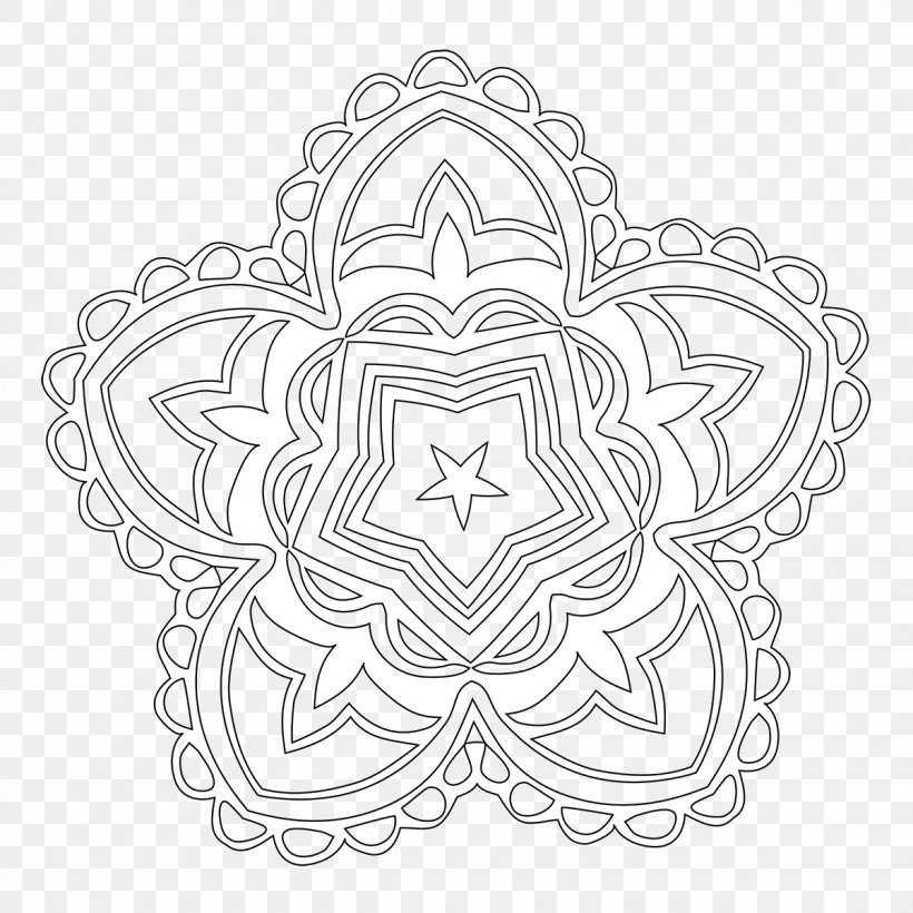 Black And White Royalty-free Pattern, PNG, 1200x1200px, Black And White, Area, Decorative Arts, Depositphotos, Flower Download Free