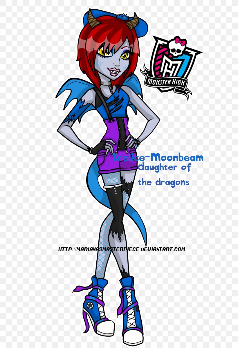 Monster High Legendary Creature Barbie Mattel, PNG, 600x1200px, Watercolor, Cartoon, Flower, Frame, Heart Download Free