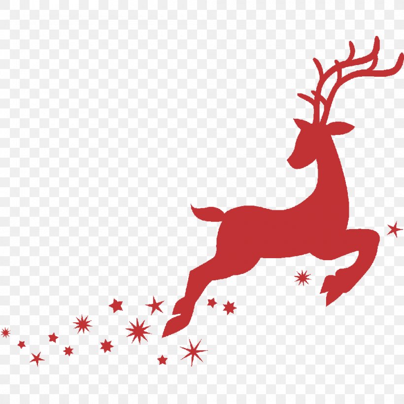 Santa Claus's Reindeer Santa Claus's Reindeer Christmas Bombka, PNG, 1000x1000px, Reindeer, Advent, Advent Calendars, Antler, Black And White Download Free
