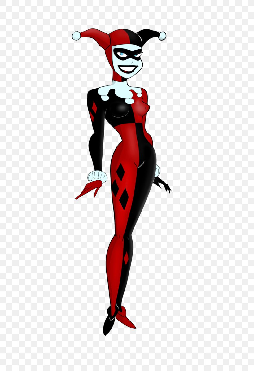 Harley Quinn Joker The Batman Adventures: Mad Love DC Animated Universe, PNG, 667x1198px, Watercolor, Cartoon, Flower, Frame, Heart Download Free