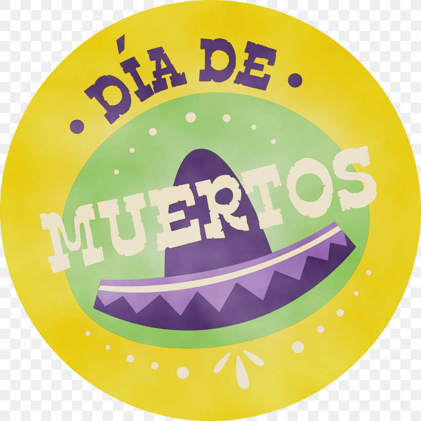 Logo Font Yellow M Meter, PNG, 3000x3000px, Day Of The Dead, Badgem, D%c3%ada De Muertos, Logo, M Download Free