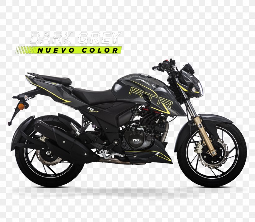 TVS Apache 160 Fuel Injection Motorcycle TVS Motor Company, PNG, 920x800px, Tvs Apache, Automotive Exhaust, Automotive Exterior, Automotive Lighting, Automotive Tire Download Free