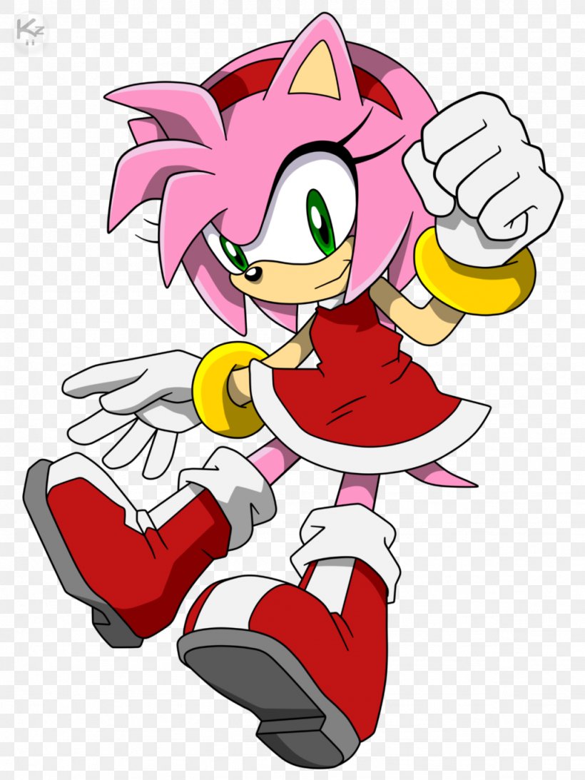 Amy Rose Sonic CD Knuckles The Echidna Sonic Adventure Sonic Heroes, PNG, 1024x1365px, Watercolor, Cartoon, Flower, Frame, Heart Download Free