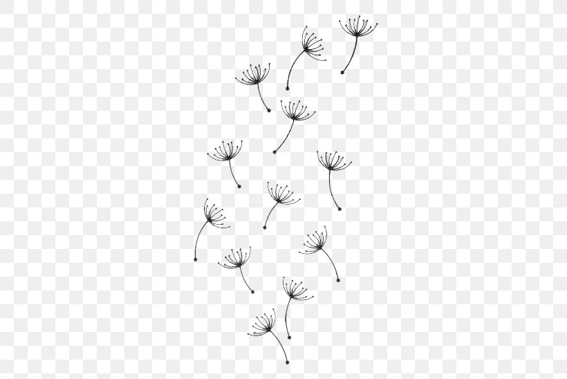 Dandelion Herbaceous Plant Illustration, PNG, 510x548px, Dandelion, Black And White, Body Jewelry, Designer, Herbaceous Plant Download Free