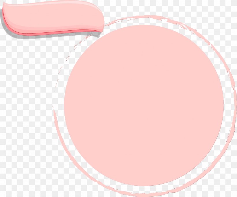 Pink Skin Nose Peach Circle, PNG, 1945x1616px, Watercolor, Beige, Cosmetics, Ear, Material Property Download Free