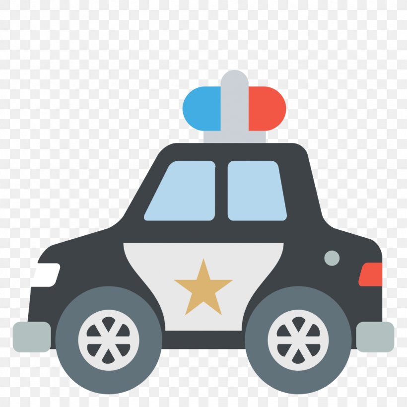Police Car Emoji Police Car SMS, PNG, 1024x1024px, Car, Automotive Design, Automotive Exterior, Brand, Emoji Download Free