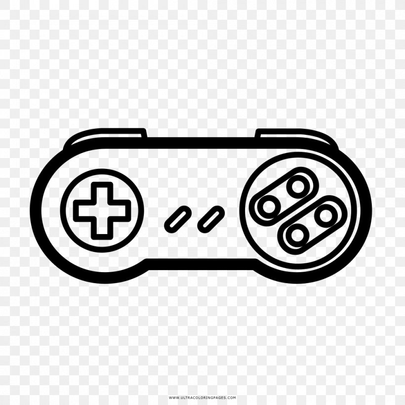 Super Nintendo Entertainment System Xenoblade Chronicles Mario Bros. Wii Joystick, PNG, 1000x1000px, Super Nintendo Entertainment System, Area, Black And White, Brand, Drawing Download Free