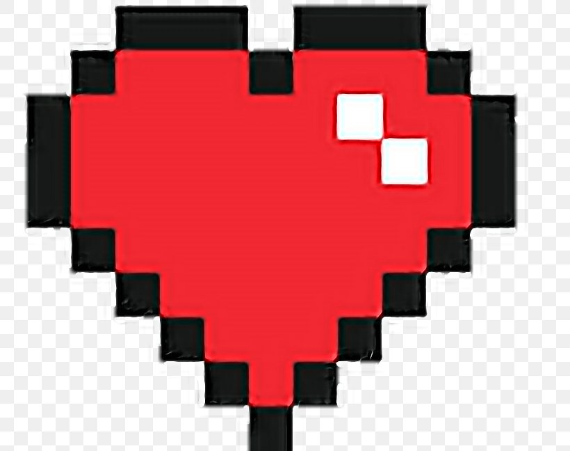 8-bit Color Heart Pixel Art, PNG, 760x648px, 8bit Color, Bit, Color
