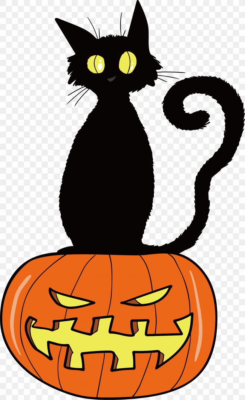 Black Cat Kitten Orange Whiskers, PNG, 1835x2994px, Cat, Animation, Black, Black And White, Black Cat Download Free