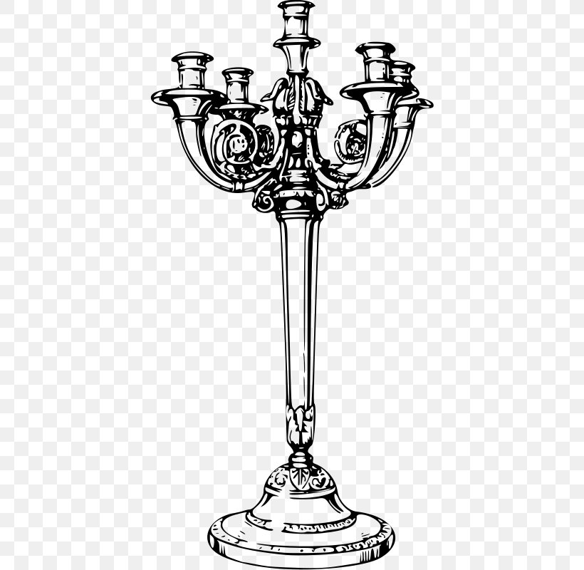 Candlestick Clip Art, PNG, 398x800px, Candlestick, Black And White, Body Jewelry, Candelabra, Candle Download Free