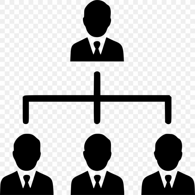 Hierarchical Organization, PNG, 980x980px, Hierarchical Organization, Black And White, Brand, Business, Communication Download Free
