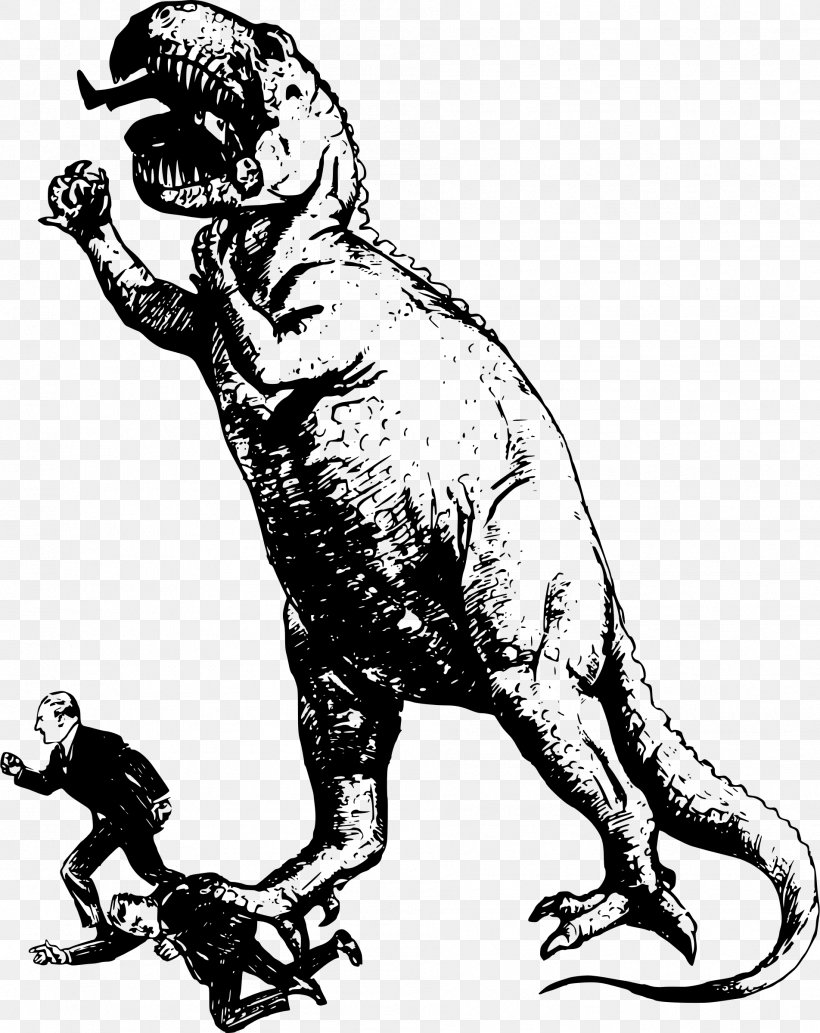 T-shirt Jurassic Park Dinosaur Art Clip Art, PNG, 1904x2400px, Tshirt, Art, Black And White, Carnivoran, Cat Like Mammal Download Free