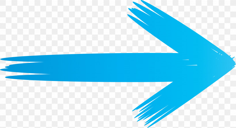 Brush Arrow, PNG, 2999x1626px, Brush Arrow, Arrow, Electric Blue, Line, Logo Download Free