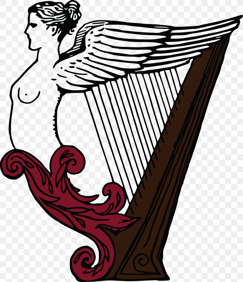 Celtic Harp String Instruments Musical Instruments Clip Art, PNG, 4000x4637px, Watercolor, Cartoon, Flower, Frame, Heart Download Free