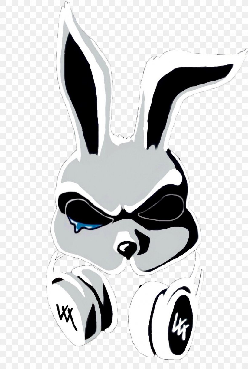 Hare White Cartoon Mammal, PNG, 965x1435px, Hare, Animal, Black And White, Cartoon, Character Download Free