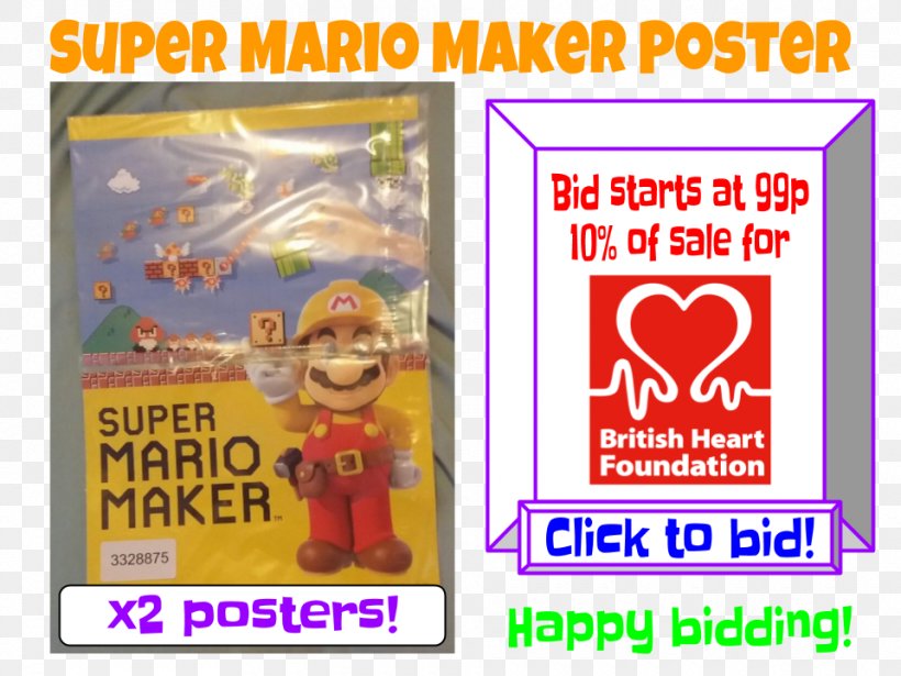 Super Mario Maker Wii U Nintendo Video Game Consoles, PNG, 960x720px, Super Mario Maker, Advertising, Area, Banner, Brand Download Free