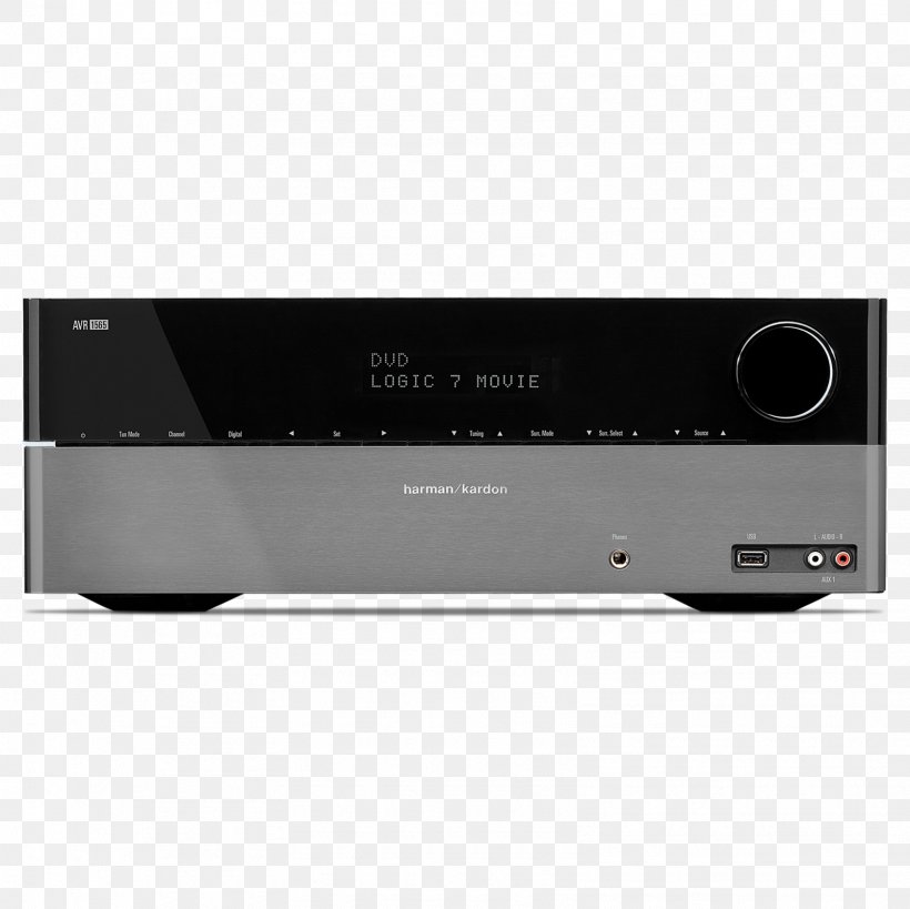 AV Receiver Harman Kardon Home Theater Systems Radio Receiver 5.1 Surround Sound, PNG, 1605x1605px, 51 Surround Sound, 71 Surround Sound, Av Receiver, Amplifier, Audio Download Free