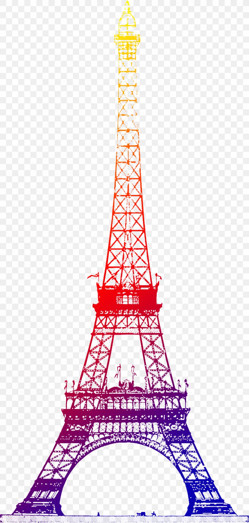 Eiffel Tower Shukhov Tower Silhouette, PNG, 839x1762px, Eiffel Tower, Architecture, Area, Drawing, Landmark Download Free