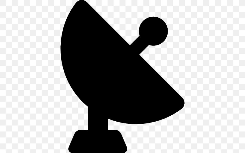 Satellite Dish Television, PNG, 512x512px, Satellite Dish, Aerials, Artwork, Black And White, Dish Network Download Free