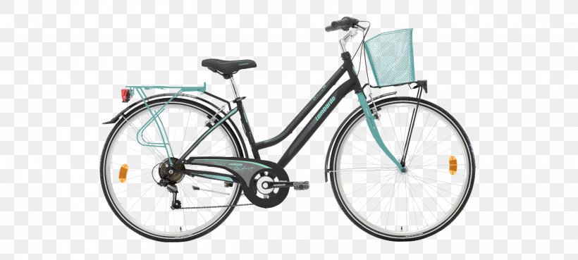 Giant Bicycles Hybrid Bicycle Cycling Electric Bicycle, PNG, 2500x1127px, Bicycle, Bicycle Accessory, Bicycle Drivetrain Part, Bicycle Frame, Bicycle Handlebar Download Free