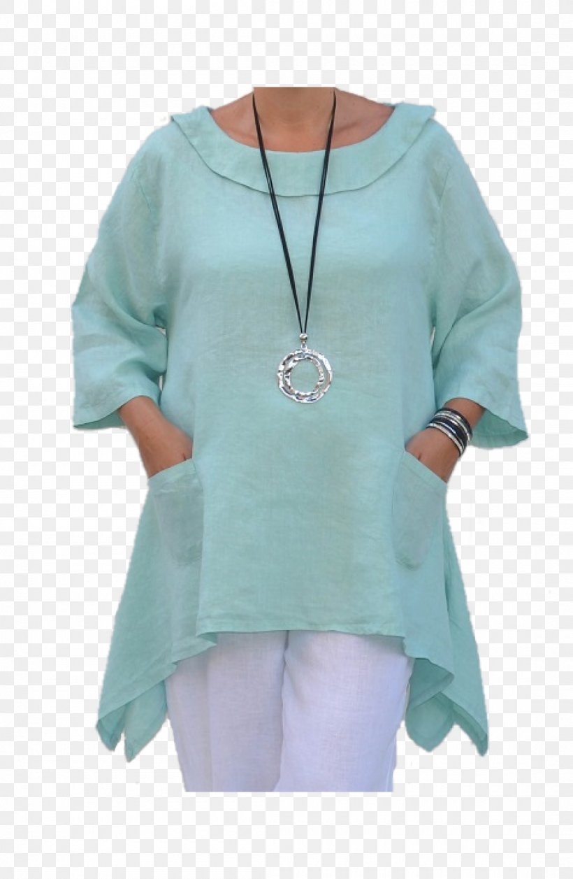 Sleeve T-shirt Tunic Blouse Clothing, PNG, 1100x1687px, Sleeve, Aqua, Blouse, Clothing, Clothing Sizes Download Free