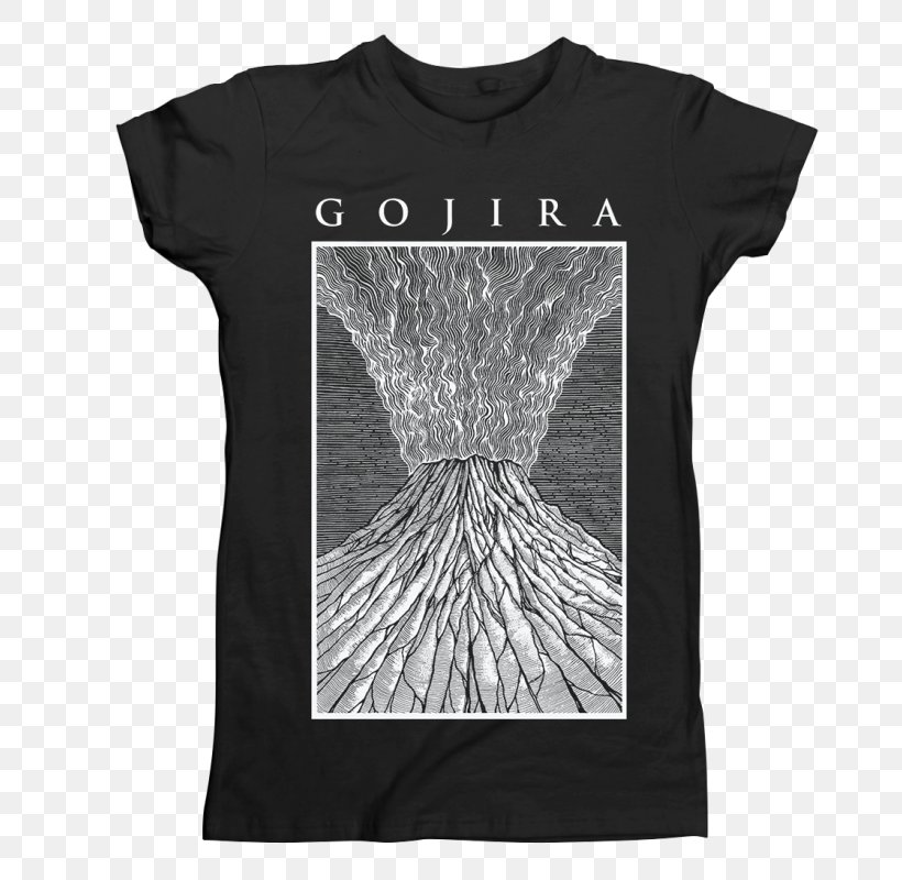 T-shirt Magma Gojira Sleeve, PNG, 800x800px, Tshirt, Alter Bridge, Black, Brand, Clothing Download Free