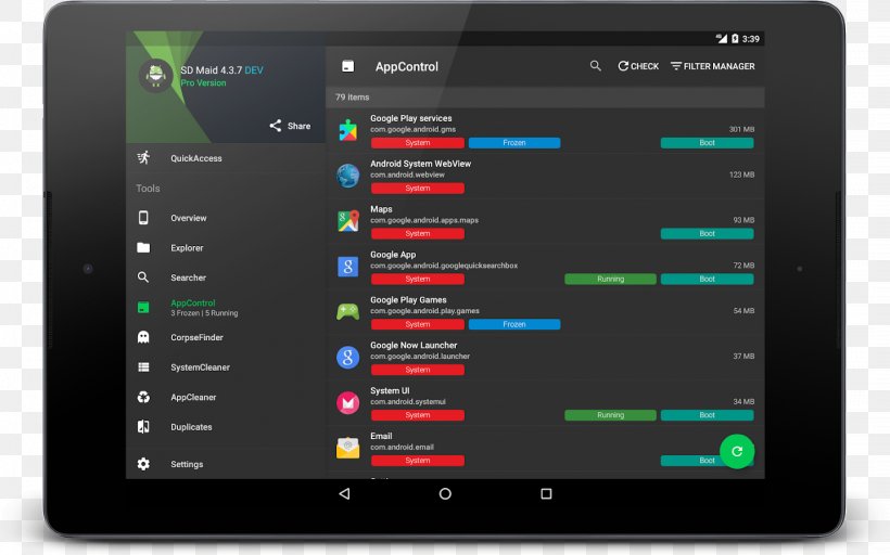 Android Screenshot Download, PNG, 1439x900px, Android, Backup, Brand, Cleaning, Computer Program Download Free