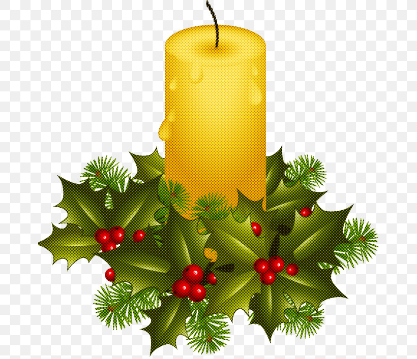 Christmas Decoration, PNG, 670x707px, Candle, Branch, Christmas, Christmas Decoration, Christmas Eve Download Free
