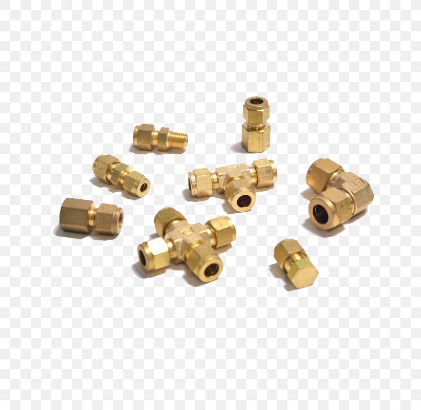 Compression Fitting Piping And Plumbing Fitting Pipe Fitting Brass Manufacturing, PNG, 800x800px, Compression Fitting, Brass, Compression, Copper, Cupronickel Download Free