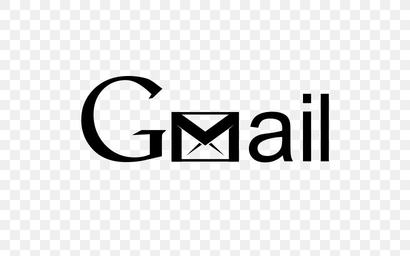 Gmail Email Google Account Security Hacker Password Cracking, PNG, 512x512px, Gmail, Area, Black, Black And White, Brand Download Free