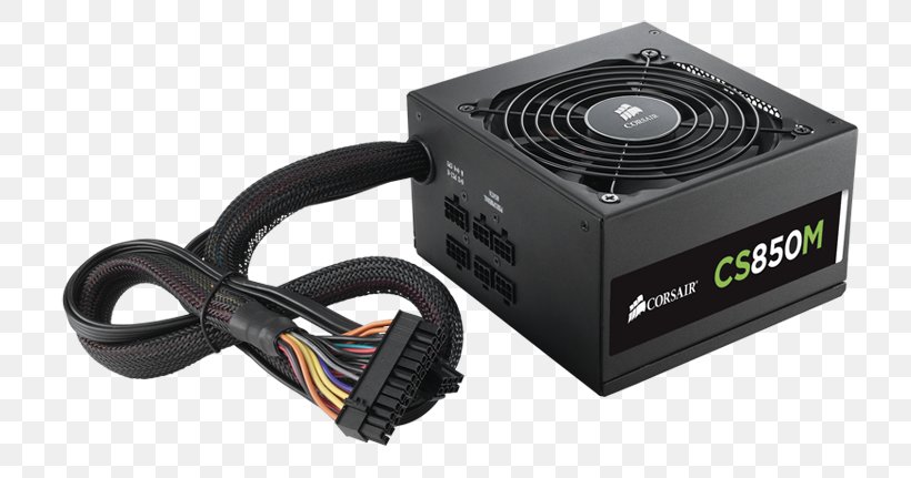 Power Supply Unit Computer Cases & Housings 80 Plus Corsair Components ATX, PNG, 750x431px, 80 Plus, Power Supply Unit, Atx, Blindleistungskompensation, Computer Download Free