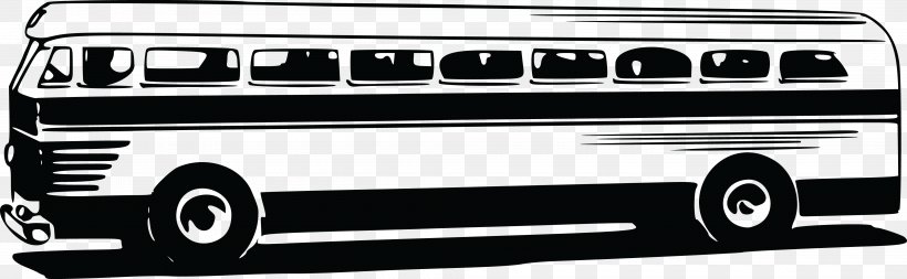 School Bus Taxi Clip Art, PNG, 4000x1237px, Bus, Automotive Design, Automotive Exterior, Black And White, Brand Download Free