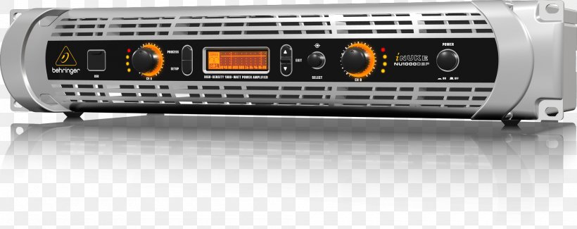 Behringer NU1000DSP Audio Power Amplifier Behringer INUKE NU3000 Behringer INUKE NU1000, PNG, 2000x795px, Audio Power Amplifier, Amplifier, Audio, Audio Receiver, Behringer Download Free