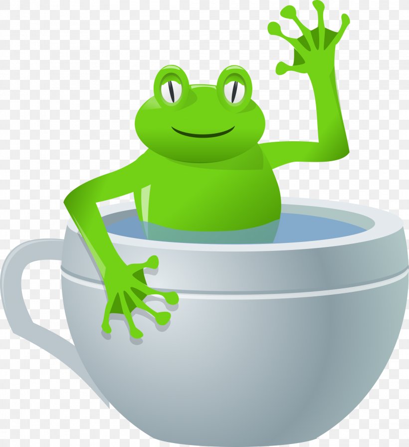 Frog Teacup Clip Art, PNG, 2196x2400px, Frog, Amphibian, Cup, Green, Mug Download Free
