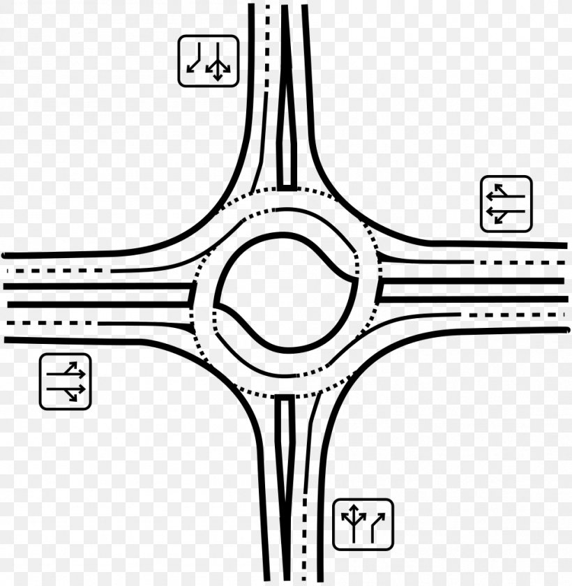 Roundabout Traffic Circle Road Intersection, PNG, 999x1024px, Watercolor, Cartoon, Flower, Frame, Heart Download Free