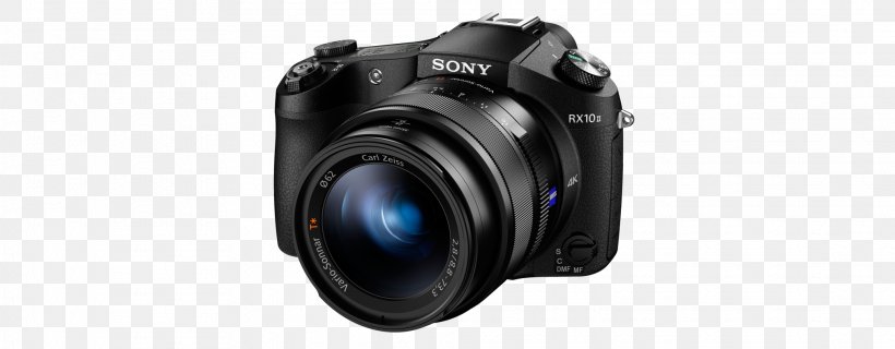 Sony Cyber-shot DSC-RX10 II Sony α Point-and-shoot Camera, PNG, 2028x792px, Sony Cybershot Dscrx10 Ii, Camera, Camera Accessory, Camera Lens, Cameras Optics Download Free