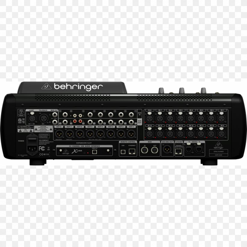 Microphone Digital Mixing Console BEHRINGER X32 COMPACT, PNG, 1000x1000px, Watercolor, Cartoon, Flower, Frame, Heart Download Free