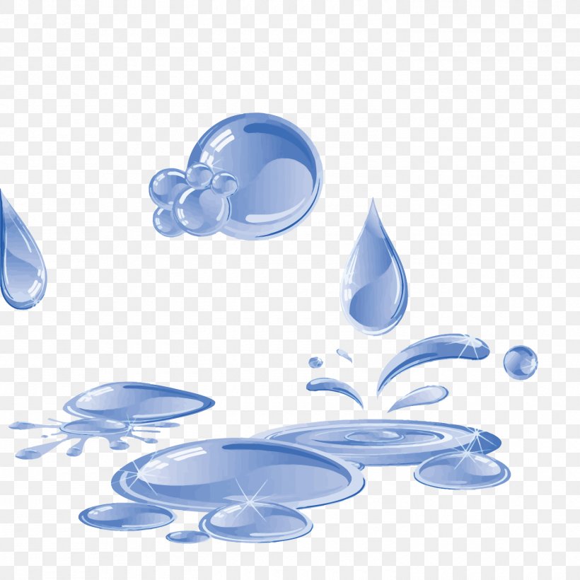 Water Blue Puddle, PNG, 1500x1500px, Water, Azure, Blue, Designer, Drawing Download Free