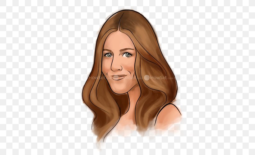 Jennifer Aniston Cartoon Caricature Drawing, PNG, 500x500px, Watercolor, Cartoon, Flower, Frame, Heart Download Free
